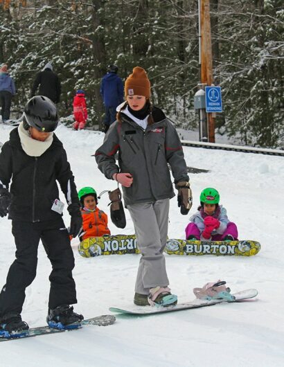 Snowboard lesson