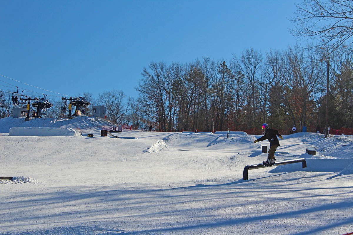 McIntyre Rail in terrain park