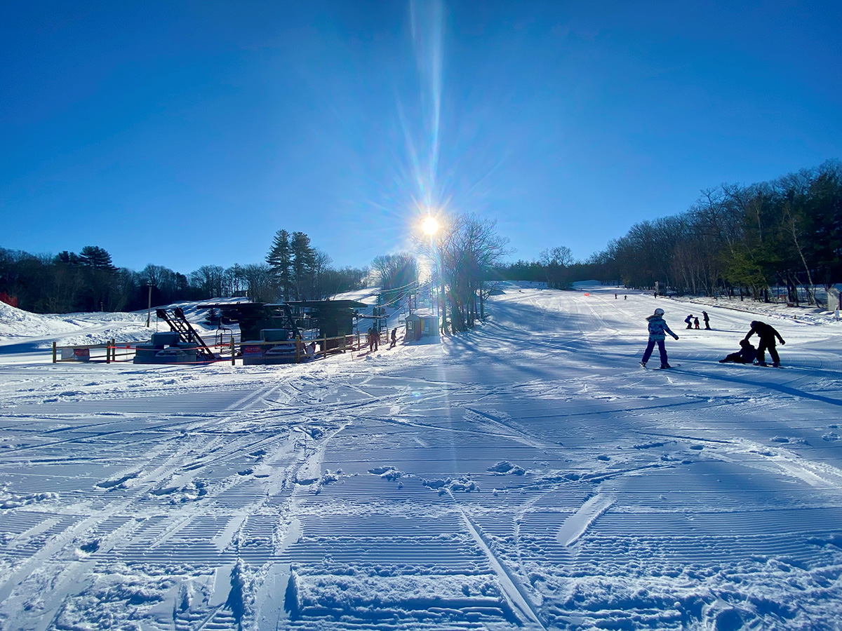 base area in winter